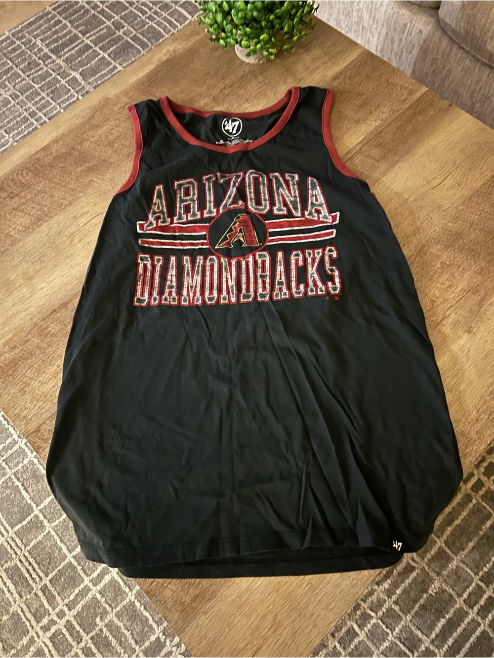 47 women’s Arizona Diamondbacks Black & Red Tank Top